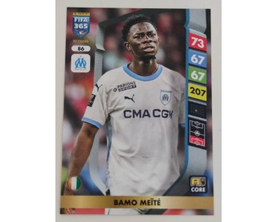 ADRENALYN FIFA 365 2025 BAMO MEITE OLYMPIQUE DE MARSEILLE Nº86