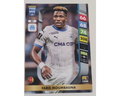 ADRENALYN FIFA 365 2025 FARIS MOUMBAGNA OLYMPIQUE DE MARSEILLE Nº97