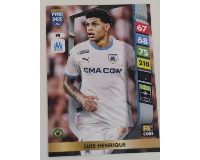 ADRENALYN FIFA 365 2025 LUIS HENRIQUE OLYMPIQUE DE MARSEILLE Nº98