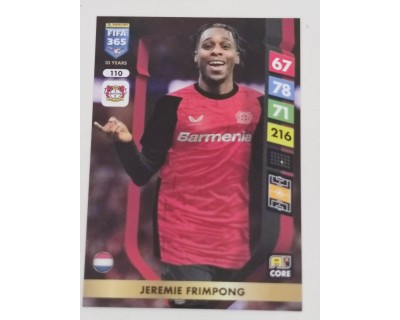 ADRENALYN FIFA 365 2025 JEREMIE FRIMPONG BAYER 04 LEVERKUSEN Nº110