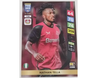 ADRENALYN FIFA 365 2025 NATHAN TELLA BAYER 04 LEVERKUSEN Nº114