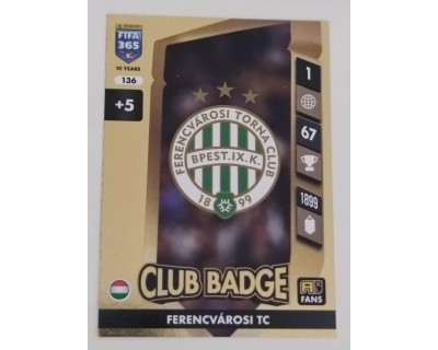 ADRENALYN FIFA 365 2025 ESCUDO FERENCVAROSI TC Nº136