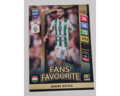 ADRENALYN FIFA 365 2025 ENDRE BOTKA FERENCVAROSI TC Nº142 FANS´ FAVOURITE