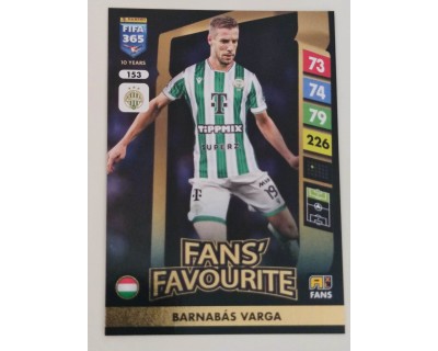 ADRENALYN FIFA 365 2025 BARNABAS VARGA FERENCVAROSI TC Nº153 FANS´ FAVOURITE