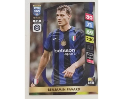 ADRENALYN FIFA 365 2025 BENJAMIN PAVARD FC INTERNAZIONALE MILANO Nº157