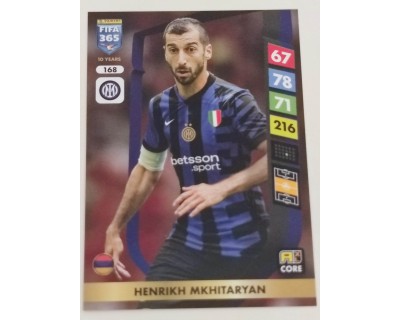 ADRENALYN FIFA 365 2025 HENRIKH MKHITARYAN FC INTERNAZIONALE MILANO Nº168