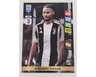 ADRENALYN FIFA 365 2025 KHEPHREN THURAM JUVENTUS Nº182