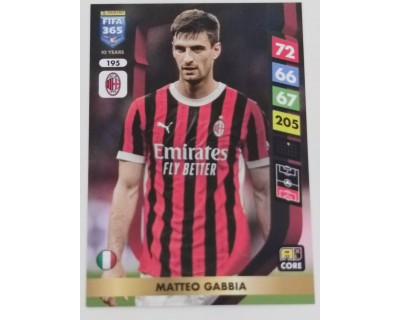 ADRENALYN FIFA 365 2025 MATTEO GABBIA AC MILAN Nº195