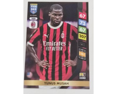 ADRENALYN FIFA 365 2025 YUNUS MUSAH AC MILAN Nº200