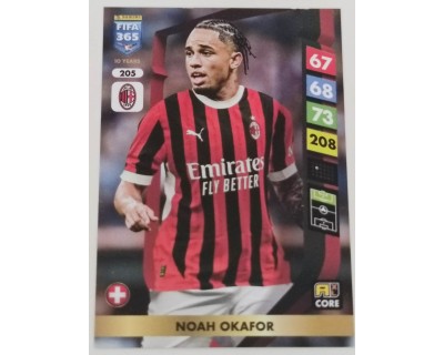 ADRENALYN FIFA 365 2025 NOAH OKAFOR AC MILAN Nº205