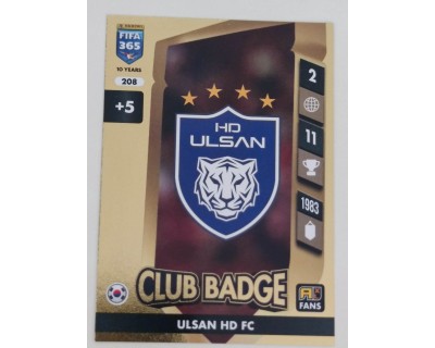 ADRENALYN FIFA 365 2025 ESCUDO ULSAN HD FC Nº208