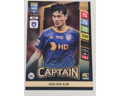 ADRENALYN FIFA 365 2025 KEE-HEE KIM ULSAN HD FC Nº219 CAPTAIN