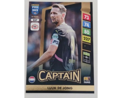 ADRENALYN FIFA 365 2025 LUUK DE JONG PSV EINDHOVEN Nº237 CAPTAIN