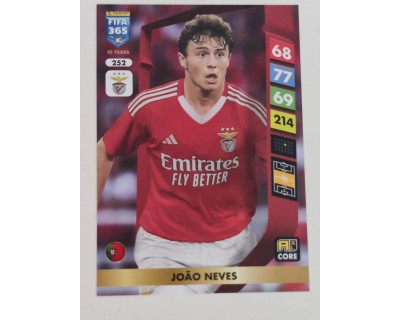 ADRENALYN FIFA 365 2025 JOAO NEVES SL BENFICA Nº252