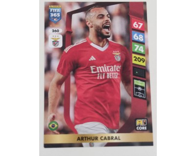 ADRENALYN FIFA 365 2025 ARTHUR CABRAL SL BENFICA Nº260