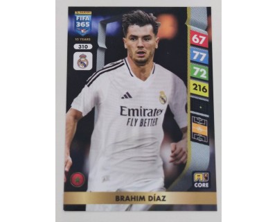 ADRENALYN FIFA 365 2025 BRAHIM DIAZ REAL MADRID CF Nº310