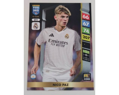 ADRENALYN FIFA 365 2025 NICO PAZ REAL MADRID CF Nº311