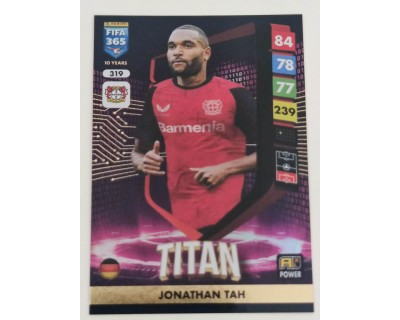 ADRENALYN FIFA 365 2025 JONATHAN TAH TITANS Nº319