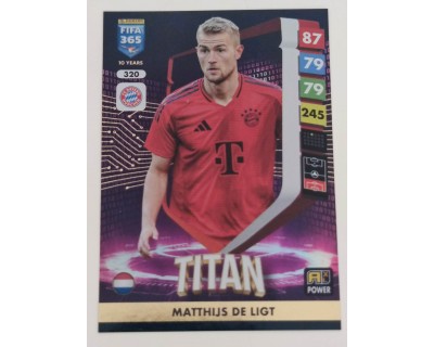 ADRENALYN FIFA 365 2025 MATTHIJS DE LIGT TITANS Nº320