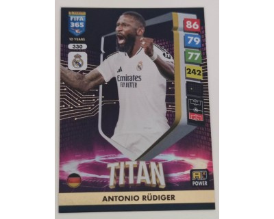 ADRENALYN FIFA 365 2025 ANTONIO RÜDIGER TITANS Nº330