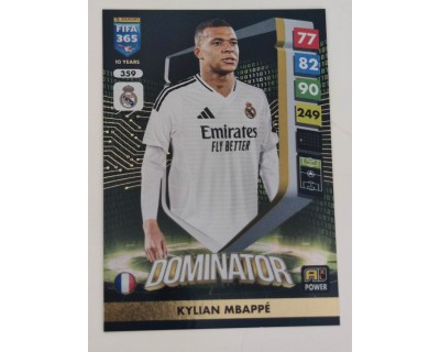 ADRENALYN FIFA 365 2025 KYLIAN MBAPPE DOMINATORS Nº359