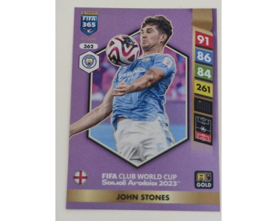 ADRENALYN FIFA 365 2025 JOHN STONES - MANCHESTER CITY FIFA CLUB WORLD CUP 2023 Nº362