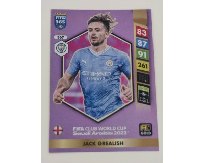 ADRENALYN FIFA 365 2025 JACK GREALISH - MANCHESTER CITY FIFA CLUB WORLD CUP 2023 Nº367