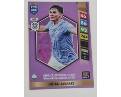 ADRENALYN FIFA 365 2025 JULIAN ALVAREZ - MANCHESTER CITY FIFA CLUB WORLD CUP 2023 Nº369