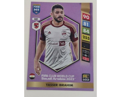 ADRENALYN FIFA 365 2025 YASSER IBRAHIM - AL AHLY FIFA CLUB WORLD CUP 2023 Nº381