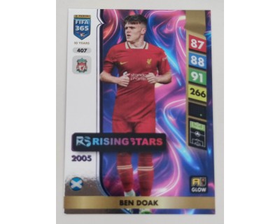 ADRENALYN FIFA 365 2025 BEN DOAK RISING STARS Nº407