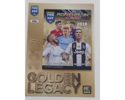 ADRENALYN FIFA 365 2025 PANINI FIFA 365 2019 GOLDEN LEGACY Nº436