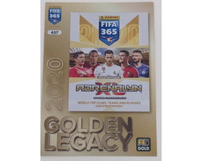 ADRENALYN FIFA 365 2025 PANINI FIFA 365 2020 GOLDEN LEGACY Nº437