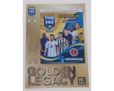 ADRENALYN FIFA 365 2025 PANINI FIFA 365 2022 GOLDEN LEGACY Nº439