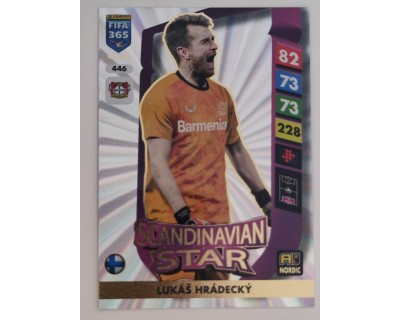 ADRENALYN FIFA 365 2025 LUKAS HRADECKY NORDIC EDITION Nº446