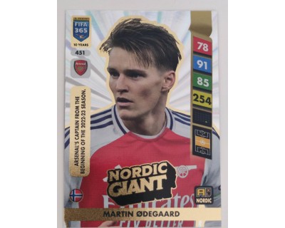 ADRENALYN FIFA 365 2025 MARTIN ODEGAARD NORDIC EDITION Nº451