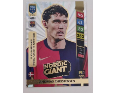 ADRENALYN FIFA 365 2025 ANDREAS CHRISTENSEN NORDIC EDITION Nº453