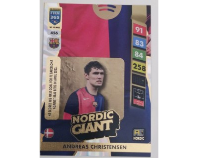 ADRENALYN FIFA 365 2025 ANDREAS CHRISTENSEN NORDIC EDITION Nº456