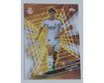 FAN SET REAL MADRID 2024/25 NICO PAZ GOLDEN FUTURE NºGF-1