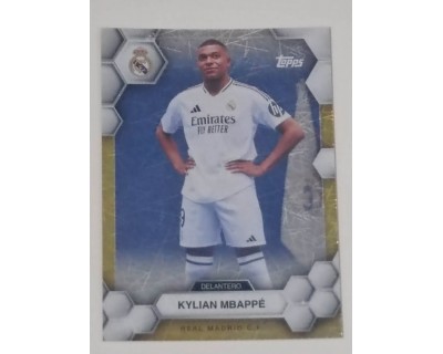 FAN SET REAL MADRID 2024/25 KYLIAN MBAPPE ELECTRIC PARALLEL Nº17