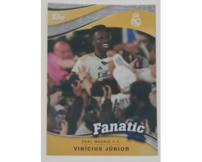 FAN SET REAL MADRID 2024/25 VINICIUS JUNIOR FANATIC FANS ELECTRIC PARALLEL NºFF-2