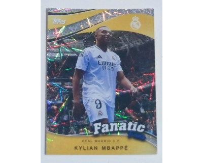 FAN SET REAL MADRID 2024/25 KYLIAN MBAPPE FANATIC FANS ELECTRIC PARALLEL NºFF-4