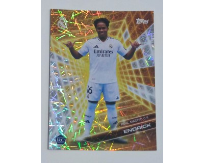 FAN SET REAL MADRID 2024/25 ENDRICK GOLDEN FUTURE ELECTRIC PARALLEL NºGF-5 RC