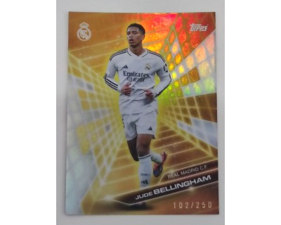 FAN SET REAL MADRID 2024/25 JUDE BELLINGHAM GOLDEN FUTURE NUMERADA Nº102/250