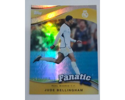 FAN SET REAL MADRID 2024/25 JUDE BELLINGHAM FANATIC FANS NUMERADA Nº050/250