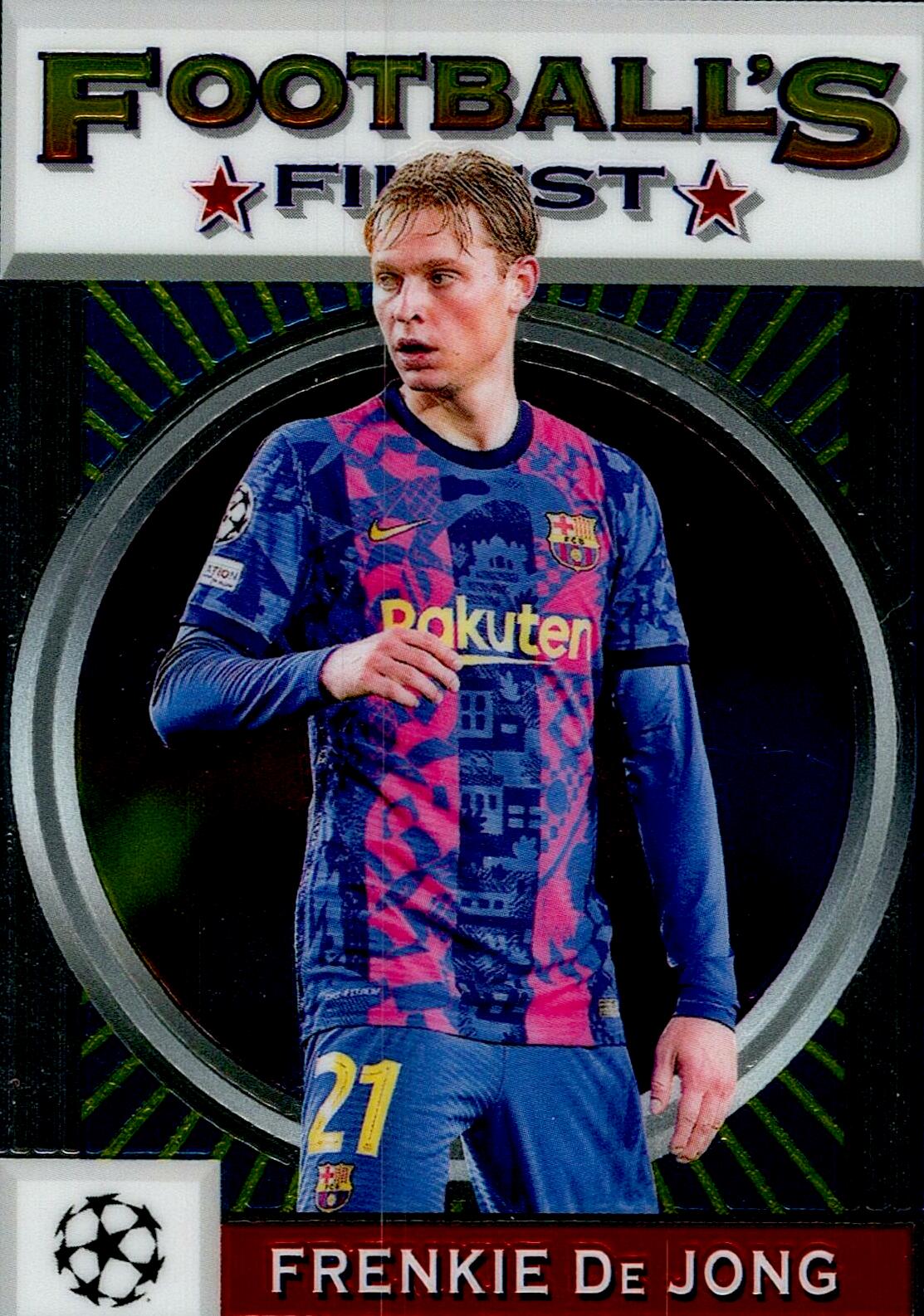 TOPPS FINEST 2021/2022 FRENKIE DE JONG FOOTBALL´S FINEST Nº146