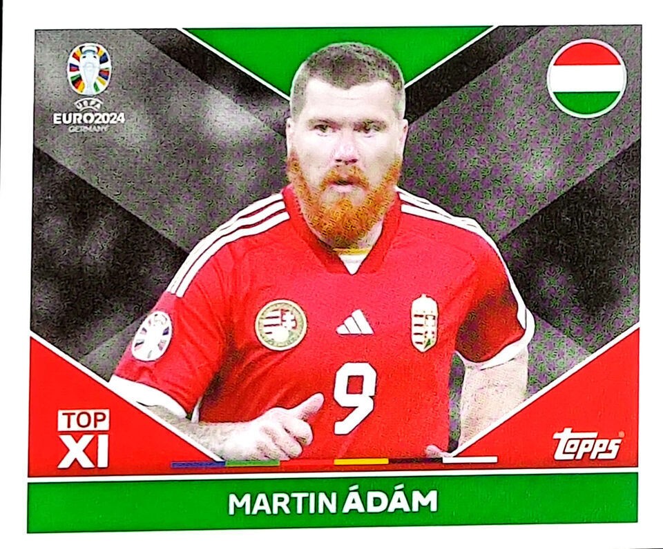 Uefa Euro Germany 2024 Grupo A MARTIN ADAM Nº HUN TOP 1