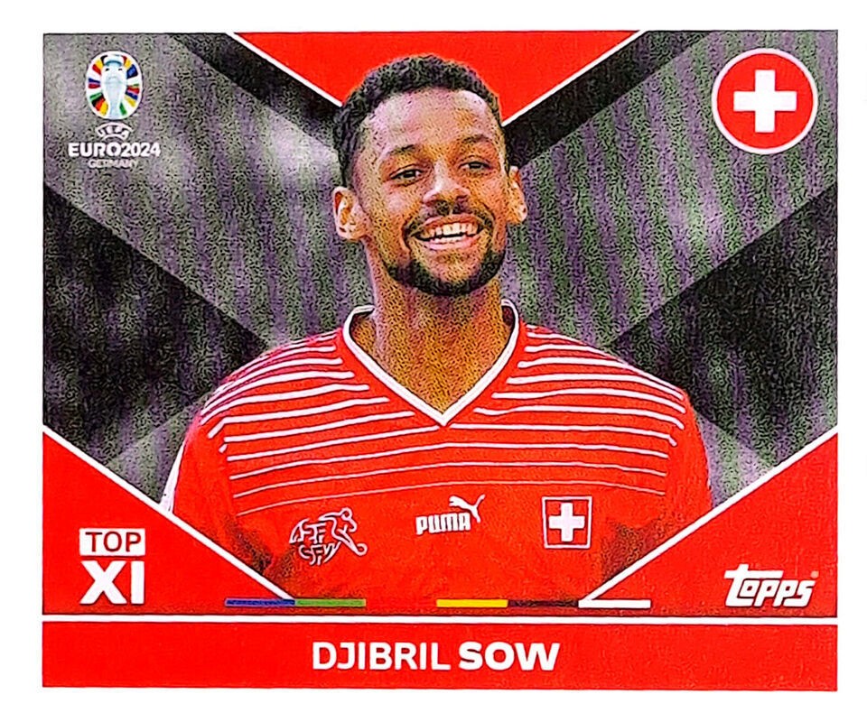 Uefa Euro Germany 2024 Grupo A DJIBRIL SOW Nº SUI TOP 2