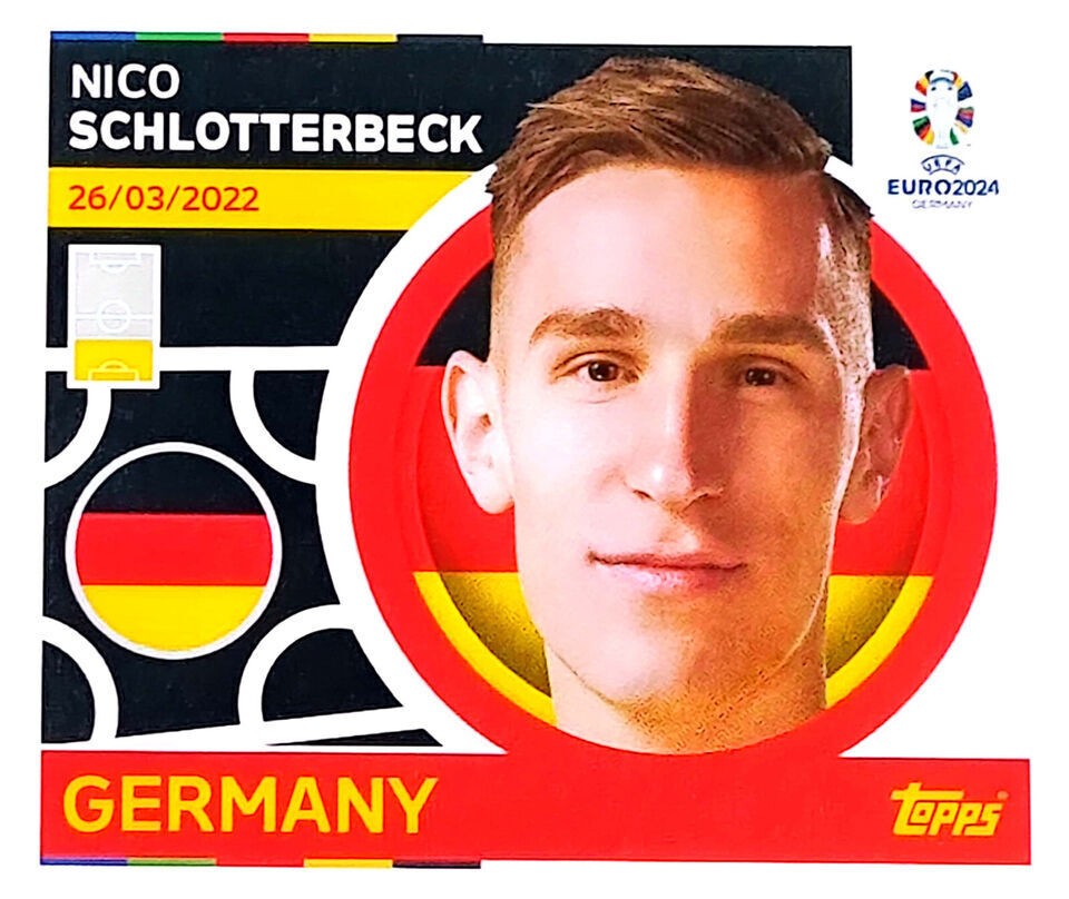 Uefa Euro Germany 2024 GERMANY NICO SCHLOTTERBECK Nº 5