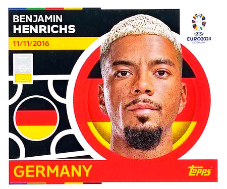 Uefa Euro Germany 2024 GERMANY BENJAMIN HENRICHS Nº 6