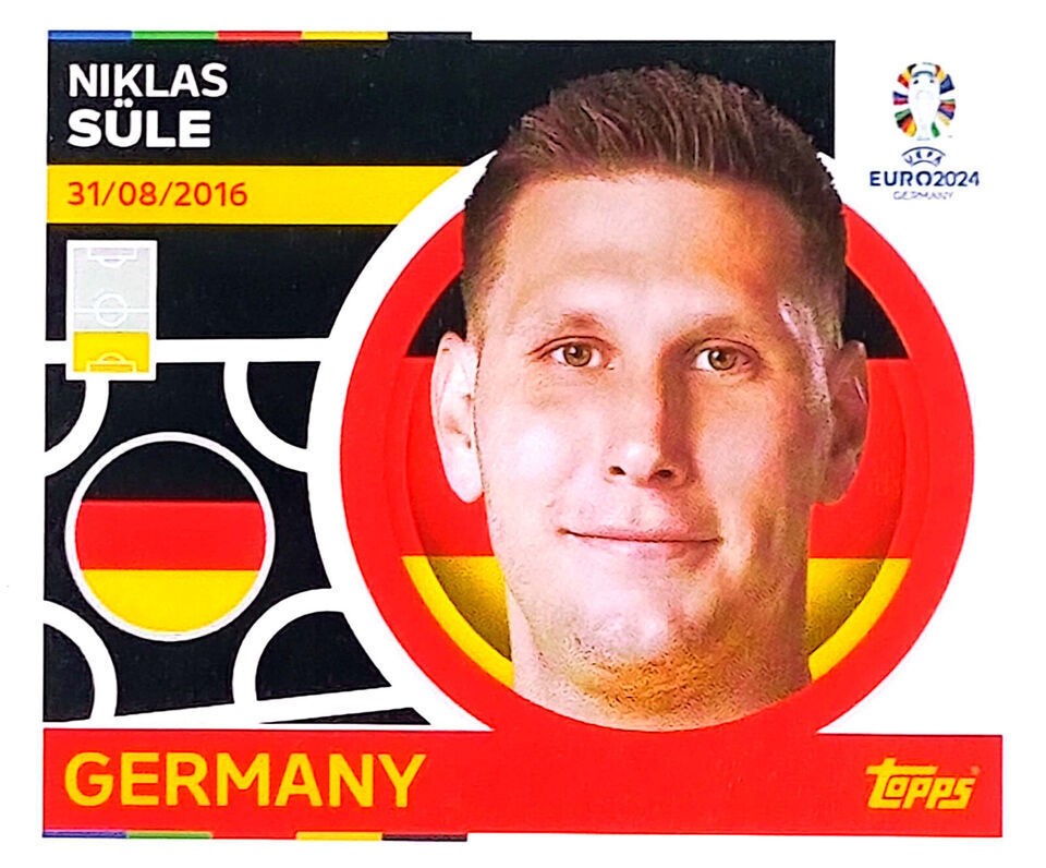 Uefa Euro Germany 2024 GERMANY NIKLAS SÜLE Nº 9